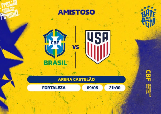 Amistoso Brasil Estados Unidos - 09 Junho