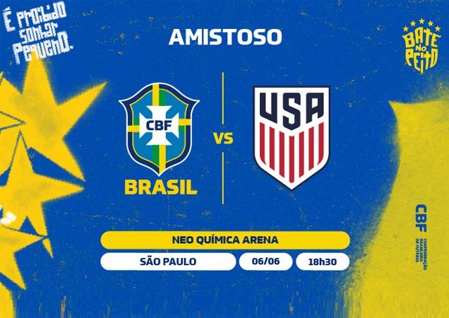 Amistoso Brasil Estados Unidos - 06 Junho